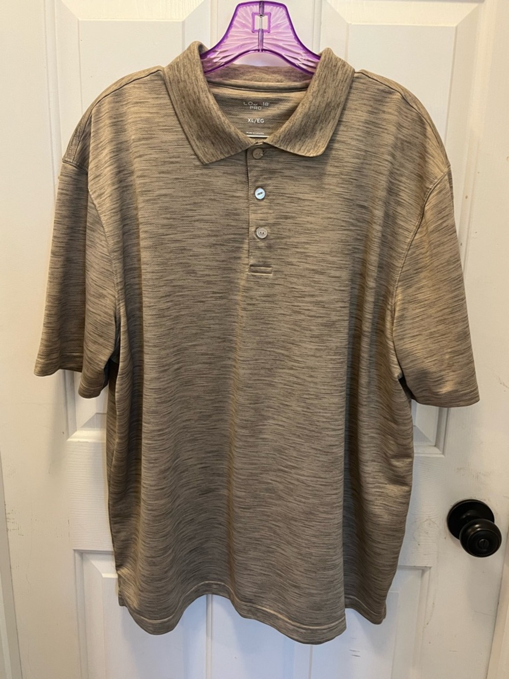 LIKE NEW Haggar Men’s Cool 18 Pro Polo - Sz XL